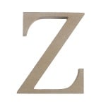 Декоративен символ RicoDesign, "Z", MDF, 4,1x3,4 cm
