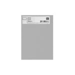 Картичка цветен картон RicoDesign, PAPER POETRY, А7, 240g, SILBERGRAU