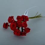 Роза, Dior rose, ø 15 mm, червена