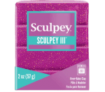 Глина Sculpey III, 57g, Violet Glitter