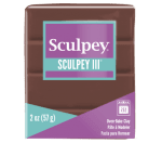 Полимерна глина Sculpey III, 57g, шоколадово