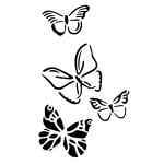 Шаблон за татуировка FANTASY Tattoo, пеперуди