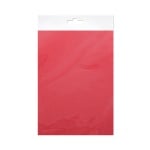 Шифонен шал от естествена коприна, Chiffon, 55 x 180 mm, червен