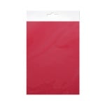 Шифонен шал от естествена коприна, Chiffon, 55 x 180 mm, тъмно червен