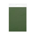 Шифонен шал от естествена коприна, Chiffon, 55 x 180 mm, тъмно зелен