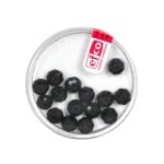 Шлифовани, многост. перли Brilliance, 4x6 mm, 15 бр.,черни