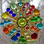 Стъклени камъчета, Glas-Nuggets, 18-20 mm, 100 g / 20-30 бр., преливащи цветове, тюркоазени