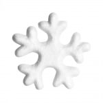Снежинка от стиропор, бял, 55 mm