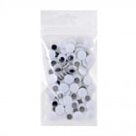 Трептящи очички - копчета, кръгли, ф12 mm,100 броя