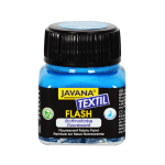 Текстилна боя Flash JAVANA, 20 ml, флуоресцентно синя
