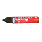 Текстилна боя Metallic Glitter Pen JAVANA, 29 ml, кафява