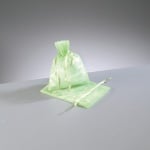Торбичка от органза, 7,5 x 10 cm, светло зелено