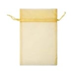 Торбичка подаръчна шифон, 15 X 24 cm, слънчево жълта