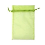 Торбичка подаръчна шифон, 15 X 24 cm, светло зелена