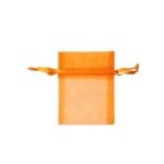 Торбичка подаръчна шифон, 9 x 12 cm, оранжева