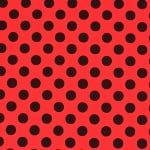 Варио картон, 300 g/m2, 50 x 70 cm, 1л, черен/червен на точки