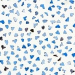 Варио картон, 300 g/m2, 50 x 70 cm, 1л, Танцуващи сърца, сини