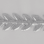 Восъчен декоративен бордюр, Blatter, 180 x 7 mm, сребристо
