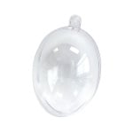 Яйце от пластмаса, H 60 mm, прозрачна