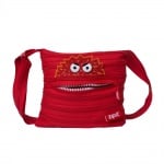 Чанта през рамо Talk Monst, 22x3x20cm, червена