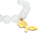 Bella - Гривна от естествени камъни - Планински кристал