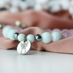 Дамска гривна от естествени камъни - Angel Wings ????