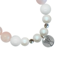 Дамска гривна от естествени камъни - Angel Wings ????