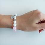 Дамска гривна от естествени камъни - Angel Wings ????