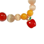 Дамска гривна от естествени камъни - Honey Apple