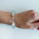 Дамска гривна с камъни - Snowflakes In My Mind ❄️