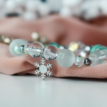 Дамска гривна с камъни - Snowflakes In My Mind ❄️