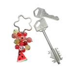 Дамски Ключодържател с естествени камъни "Watermelon Lover"