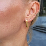 Дамски обеци Golden Fine Lines