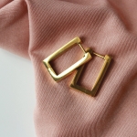 Дамски обеци Golden Fine Lines