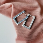 Дамски обеци Silver Fine Lines