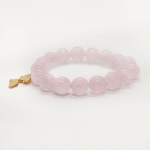 Emma - Гривна от естествени камъни - Розов Кварц