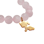 Emma - Гривна от естествени камъни - Розов Кварц