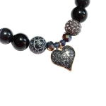 Give Me My Coffee - Дамска гривна с камъни