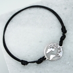 Гривна Better World - Подарък за пътешественици (сребриста)