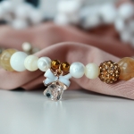 Гривна от естествени камъни - Frozen Gift ????