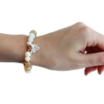 Гривна от естествени камъни - Frozen Gift ????