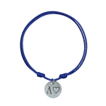 Гривна с буква - Червен конец с буква