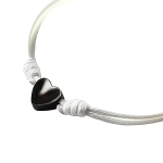 Гривна с червен конец (или друг цвят) "Black Heart"