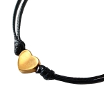 Гривна с червен конец (или друг цвят) "Golden Heart"