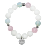 Гривна с камъни и надпис "Най-добрата майка"