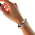 Гривни от естествени камъни - Swan Lake