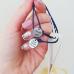 Гривни с червен конец с послание, гривна с буква, с имена