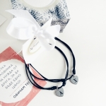 Гривни с имена за двойки със стомана - Сърце