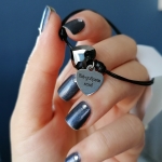 Гривни с имена за двойки със стомана - Сърце