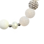 It's Snow Time - Дамска гривна с камъни